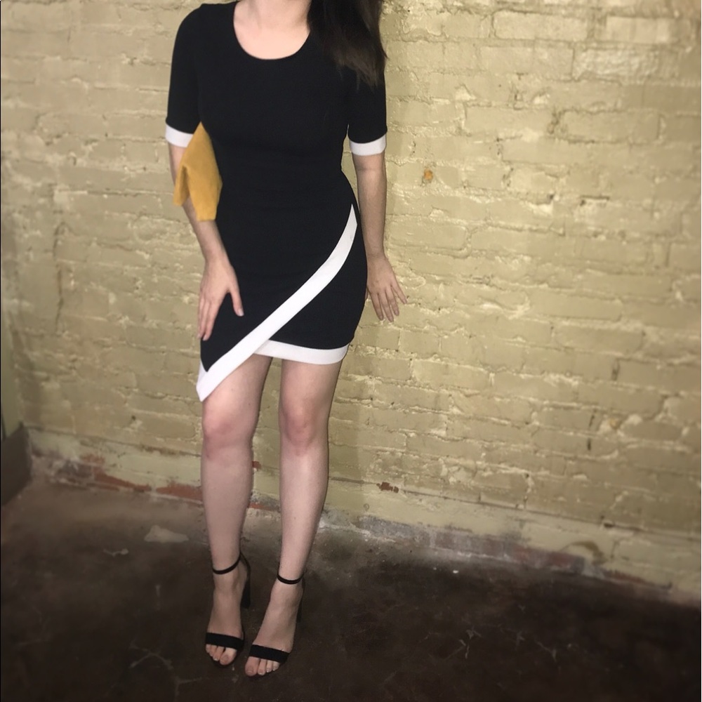 Black and white Lulu’s dress